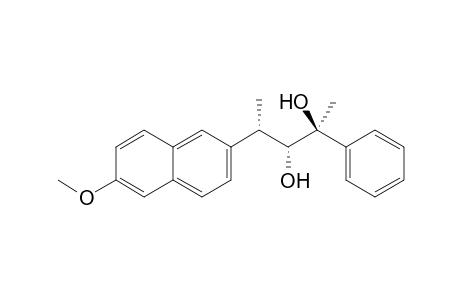 (2S,3R,4S)-4-(6-methoxy-2-naphthalenyl)-2-phenylpentane-2,3-diol