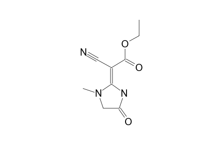 7-CYAN-2-(1-METHYL-4-OXO-2-IMIDAZOLIDINYLIDEN)-ESSIGSAEURE-ETHYLESTER