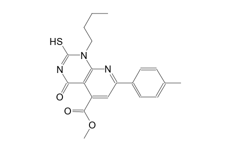 pyrido[2,3-d]pyrimidine-5-carboxylic acid, 1-butyl-1,4-dihydro-2-mercapto-7-(4-methylphenyl)-4-oxo-, methyl ester