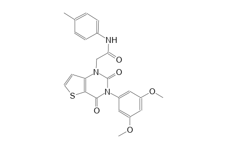2-(3-(3,5-dimethoxyphenyl)-2,4-dioxo-3,4-dihydrothieno[3,2-d]pyrimidin-1(2H)-yl)-N-(4-methylphenyl)acetamide