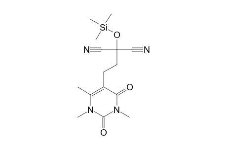 2-[2-(1,2,3,4-TETRAHYDRO-1,3,6-TRIMETHYL-2,4-DIOXOPYRIMIDIN-5-YL)-ETHYL]-2-(TRIMETHYLSILOXY)-PROPANEDINITRILE