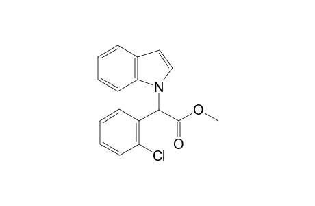 methyl 2-(2-chlorophenyl)-2-indol-1-yl-acetate