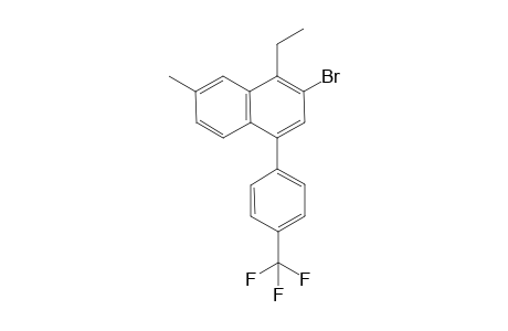 2-bromo-7-methyl-1-ethyl-4-(4-trifluoromethylphenyl)naphthalene