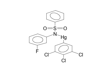 3,4,5-TRICHLOROPHENYL-[N-(3-FLUOROPHENYL)PHENYLSULPHONYLAMIDO]MERCURY
