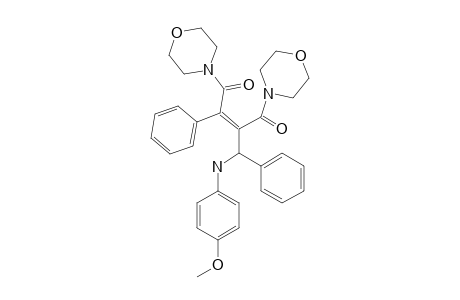 2-[ALPHA-(4-METHOXYANILINO)-BENZYL]-1,4-BIS-(MORPHOLIN-4-YL)-3-PHENYL-2-BUTENEDICARBOXAMIDE