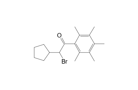 2,3,4,5,6-Pentamethyl-1-(.alpha.-bromo-.alpha.-cyclopentylacetyl)benzene