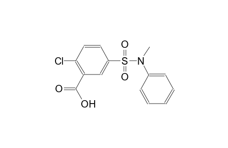 benzoic acid, 2-chloro-5-[(methylphenylamino)sulfonyl]-