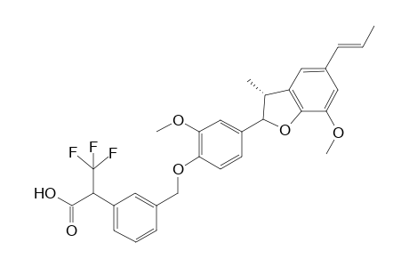 3-Methyl-7-methoxy-5-ethenyl-2-((S/R)-MTPAoxy-3-methoxyphenyl)benzo[b]furan