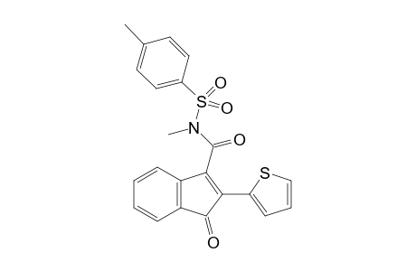 N-methyl-1-oxo-2-(thiophen-2-yl)-N-tosyl-1H-indene-3-carboxamide