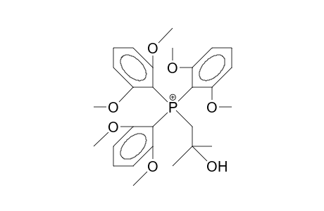 2-Hydroxy-2-methyl-propyl-tris(2,6-dimethoxy-phenyl)-phosphonium cation