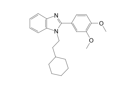 1-(2-Cyclohexylethyl)-2-(3,4-dimethoxyphenyl)-1H-benzimidazole