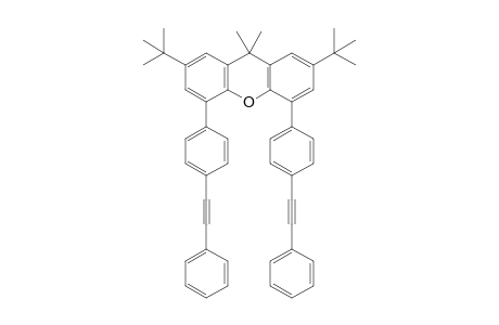4,5-Bis[4-(phenylethynyl)phenyl]-2,7-di-tert-butyl-9,9-dimethyl-9H-xanthene