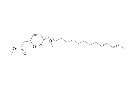 1,2-Dioxin-3-acetic acid, 3,6-dihydro-6-methoxy-6-(10,12-tetradecadienyl)-, methyl ester, [3.alpha.,6.alpha.,6(10E,12E)]-