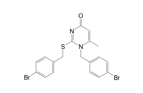 1-p-bromo-benzyl-2-p-bromo-benzylthio-6-methyluracil