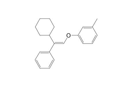 (E)-1-((2-cyclohexyl-2-phenylvinyl)oxy)-3-methylbenzene