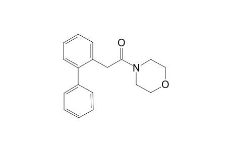 .alpha.-(2-Biphenyl)acetylmorpholinamide