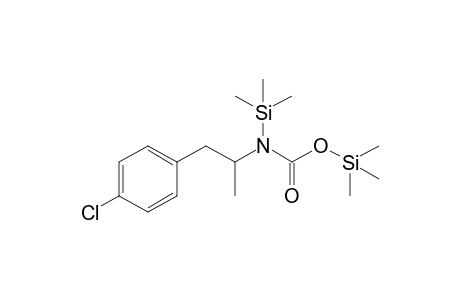 4-Chloroamphetamine carbamic acid 2TMS