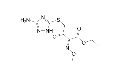 (Z)-5-Amino-3-((3-ethyloxycarbonyl-3-methoxyimino-2-oxo)-n-propyl)mercapto)[1,2,4]triazole