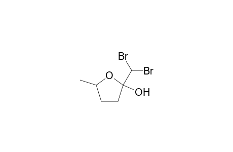 2-(Dibromomethyl)-2-hydroxy-5-methyltetrahydrofuran