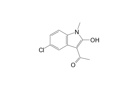 1-(2-Hydroxy-5-chloro-1-methyl-1H-indol-3-yl)ethanone