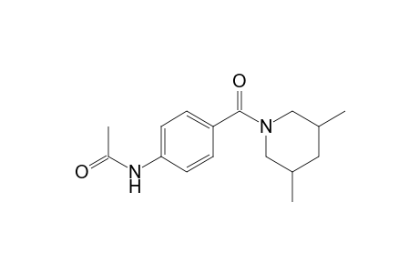 N-(4-[(3,5-Dimethyl-1-piperidinyl)carbonyl]phenyl)acetamide