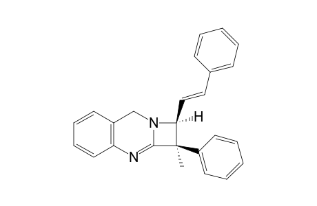 (1S,2R)--2-Methyl-1-(E-2-phenylethenyl)-2-phenyl-1,2-dihydroazeto[2,1-b]quinazoline
