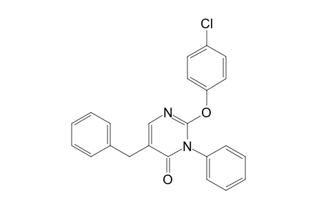 5-Benzyl-2-(4-chlorophenoxy)-3-phenylpyrimidin-4(3H)-one