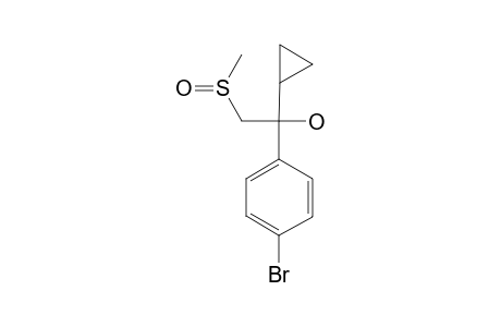 (R*,S*)-alpha-(p-BROMOPHENYL)-alpha-[(METHYLSULFINYL)METHYL]CYCLOPROPANEMETHANOL