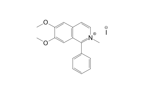 6,7-DIMETHOXY-2-METHYL-1-PHENYLISOQUINOLINIUM IODIDE