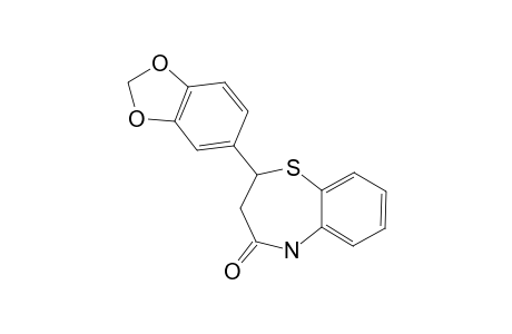 2-(3,4-(Methylendioxy)-phenyl)-2,3,4,5-tetrahydro-1,5-benzothiazepin-4-on