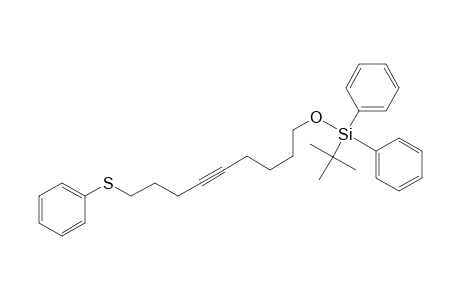 1-(t-butyl)diphenylsilyloxy-9-(phenylthio)non-5-yne