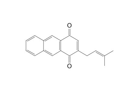 2-(3-methylbut-2-en-1-yl)anthracene-1,4-dione