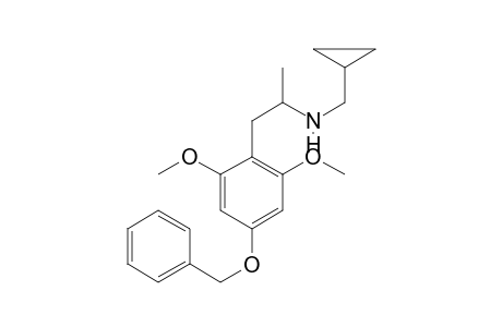 N-Cyclopropylmethyl-4-benzyloxy-2,6-dimethoxyamphetamine