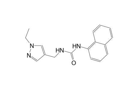 N-[(1-ethyl-1H-pyrazol-4-yl)methyl]-N'-(1-naphthyl)urea