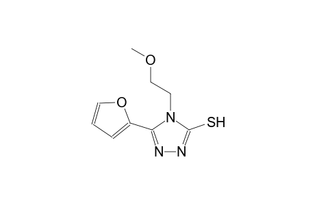 5-(2-furyl)-4-(2-methoxyethyl)-4H-1,2,4-triazole-3-thiol