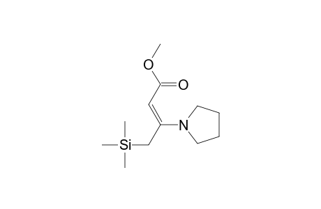 Methyl 4-(Trimethylsilyl)-3-pyrrolidinocrotonate