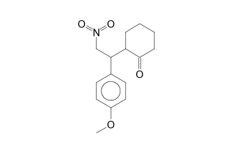 2-[1-(4-methoxyphenyl)-2-nitro-ethyl]cyclohexan-1-one