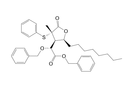 Benzyl 2-[(2R)-Benzyloxy]-2-[(2S,3S,4S)-4-methyl-2-octyl-5-oxo-4-(phenylthio)tetrahydrofuran-3-yl]acetate