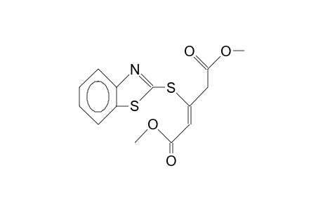(Z)-3-(1,3-Benzothiazol-2-ylthio)-pent-2-enedioic acid, dimethyl ester