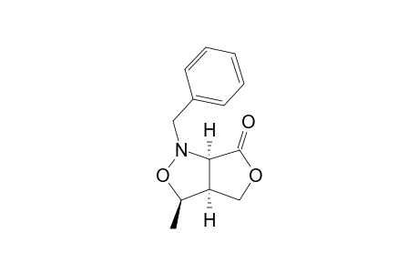 (3S,3aR,6aS)-1-Benzyl-3-methyl-tetrahydro-furo[3,4-c]isoxazol-6-one