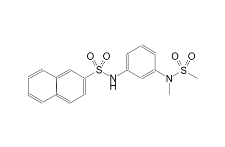 N-{3-[methyl(methylsulfonyl)amino]phenyl}-2-naphthalenesulfonamide