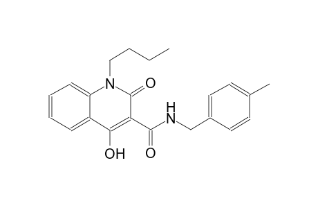 1-butyl-4-hydroxy-N-(4-methylbenzyl)-2-oxo-1,2-dihydro-3-quinolinecarboxamide