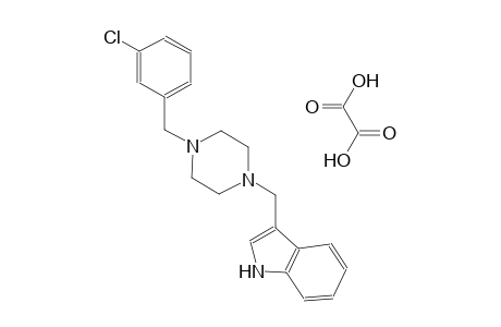 3-((4-(3-chlorobenzyl)piperazin-1-yl)methyl)-1H-indole oxalate