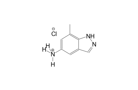 1H-indazol-5-aminium, 7-methyl-, chloride