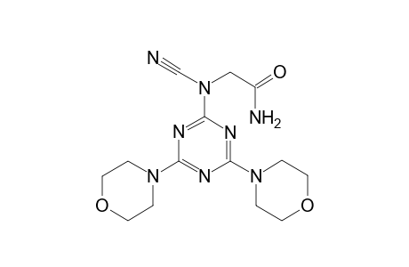 2-[cyano-(4,6-dimorpholin-4-yl-1,3,5-triazin-2-yl)amino]ethanamide