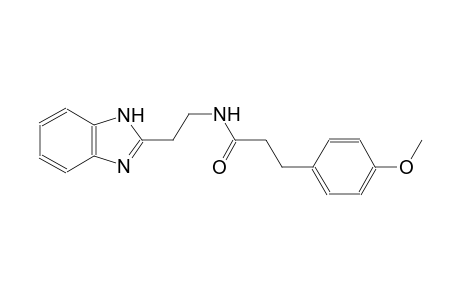 benzenepropanamide, N-[2-(1H-benzimidazol-2-yl)ethyl]-4-methoxy-
