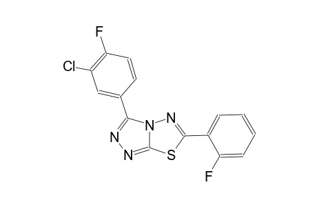[1,2,4]triazolo[3,4-b][1,3,4]thiadiazole, 3-(3-chloro-4-fluorophenyl)-6-(2-fluorophenyl)-