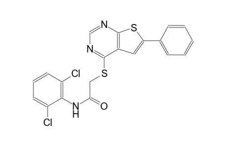 acetamide, N-(2,6-dichlorophenyl)-2-[(6-phenylthieno[2,3-d]pyrimidin-4-yl)thio]-