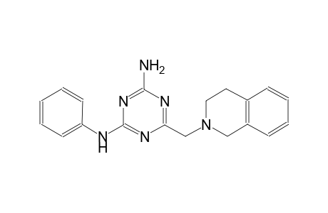 6-(3,4-dihydro-2(1H)-isoquinolinylmethyl)-N~2~-phenyl-1,3,5-triazine-2,4-diamine