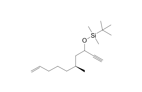 Tert-Butyldimethyl((5S)-5-methyldec-9-en-1-yn-3-yloxy)silane